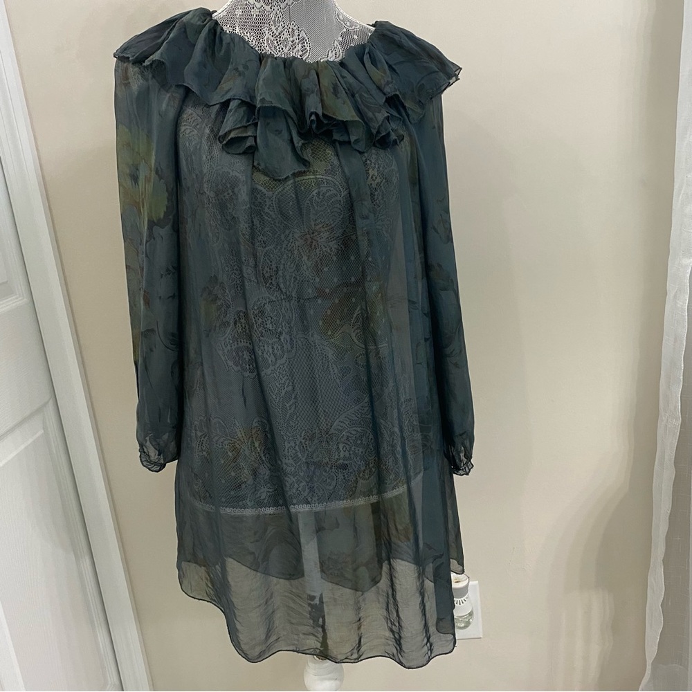 transparent blouse made in Italy